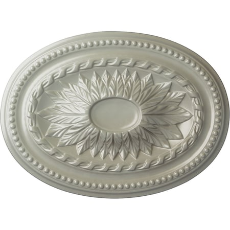 Ekena Millwork Saverne Ceiling Medallion, Hand-Painted Flash Copper, 18 1/2"W x 13 1/2"H x 1 7/8"P CM18SAFCS